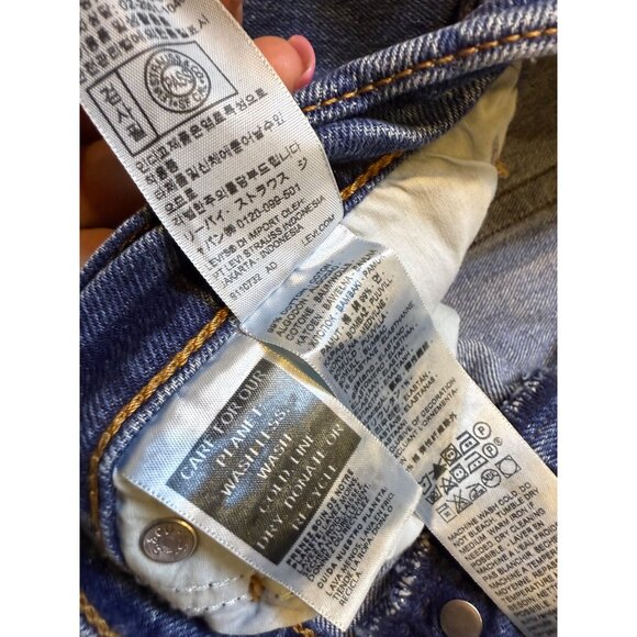 Levis Wedgie Straight Jeans 32x28 - Picture 7 of 10